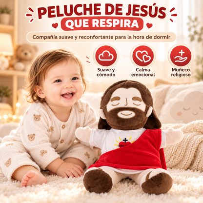 Abrazo de Fe™ Peluche con respiración para calmar la ansiedad