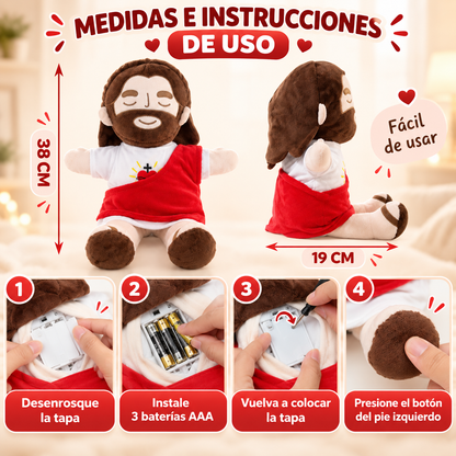 Abrazo de Fe™ Peluche con respiración para calmar la ansiedad