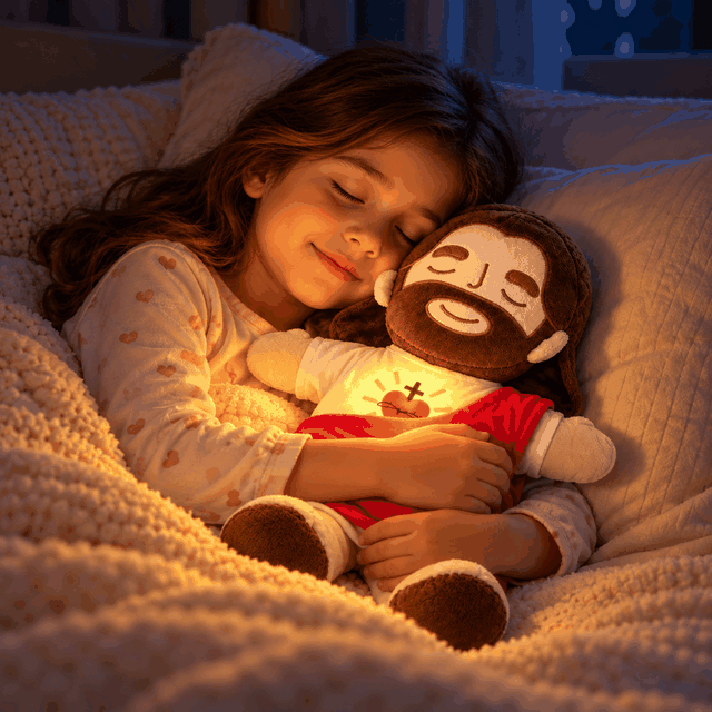 Abrazo de Fe™ Peluche con respiración para calmar la ansiedad